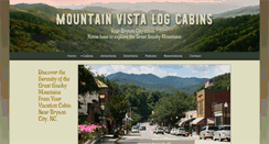 Desktop Screenshot of mountainvistalogcabins.com